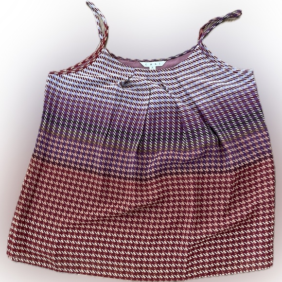 CAbi Houndstooth lined cami - Picture 2 of 4